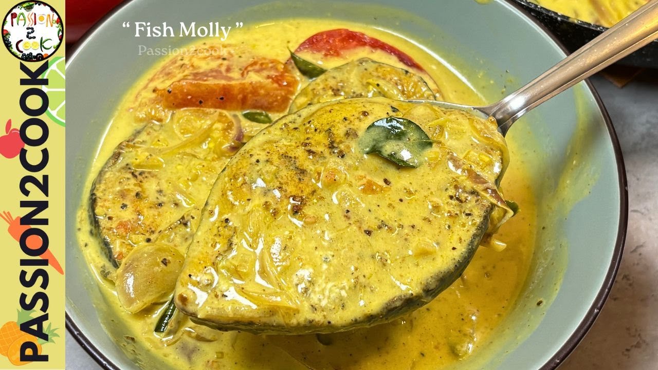 Kerala Style Fish Molly | Creamy Coconut Milk Fish Curry