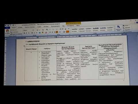 თემატურ-კალენდარული გეგმა