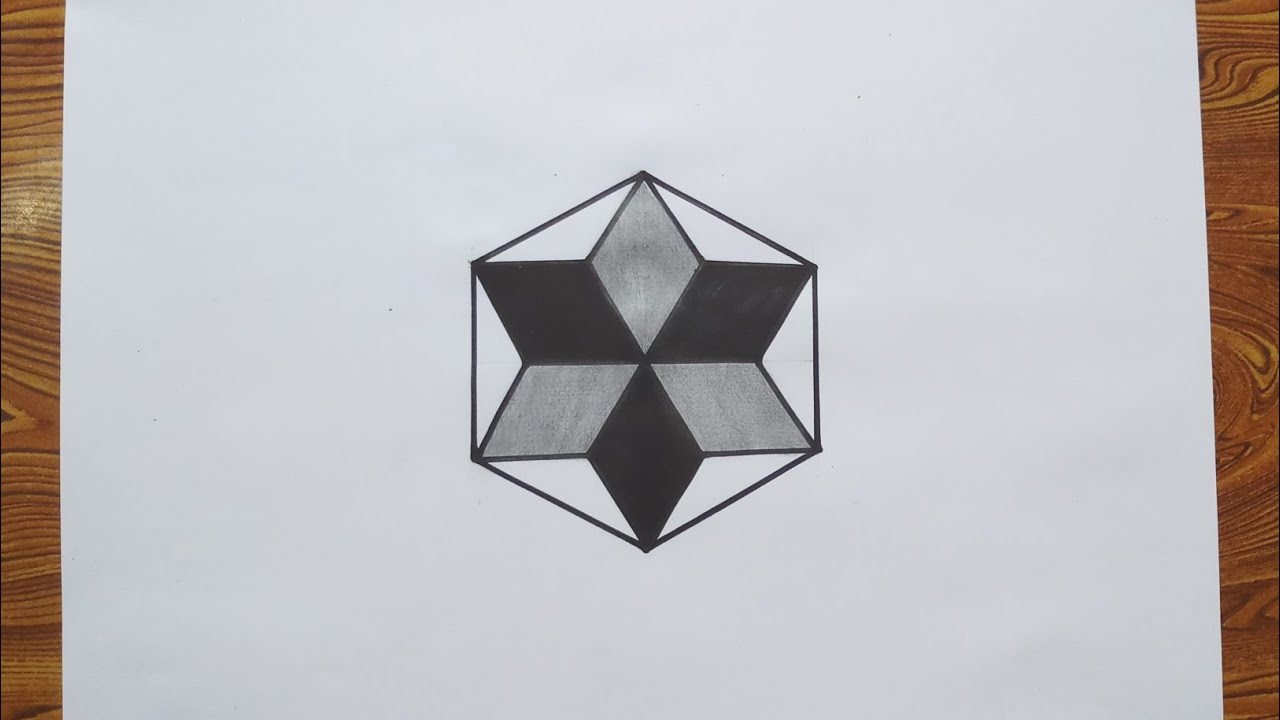 Geometric patterns || simple art drawing - YouTube