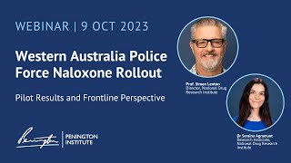 Webinar | Western Australia Police Force Naloxone Rollout Pilot Results and Frontline Perspective