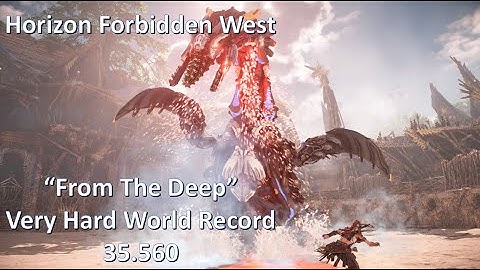 Horizon Forbidden West Arena "From The Deep" Very Hard World Record 35.560