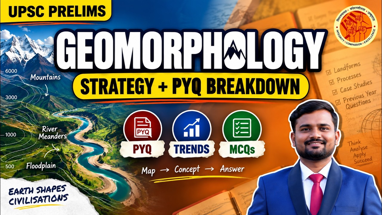 How to Prepare Geomorphology for UPSC Prelims | PYQ Analysis - YouTube