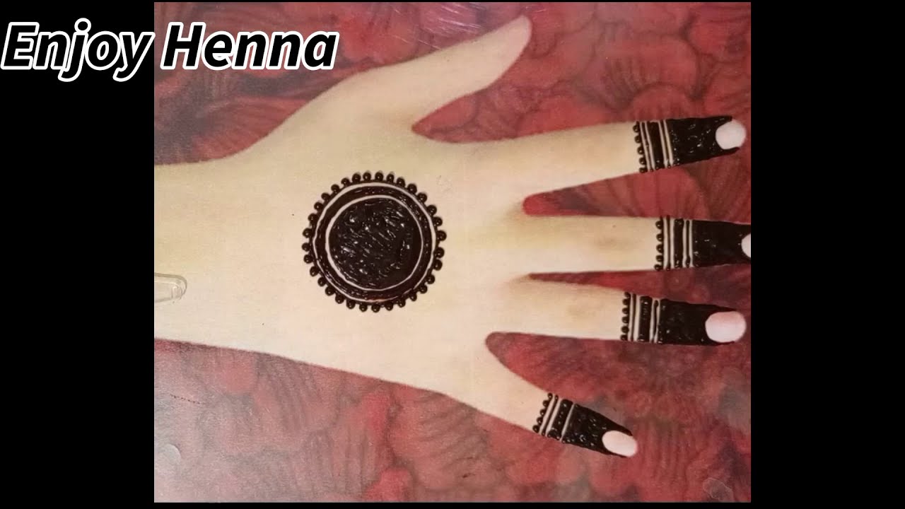 Traditional Gol Tikki Mehndi Design Easy Mehndi Design Back Hand Mehndi Traditional Gol Tikki Mehndi Design Easy Mehndi Design Back Hand Mehndi