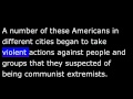 American History - Part 160 - Harding - Fear - of Revolution - Red Scare