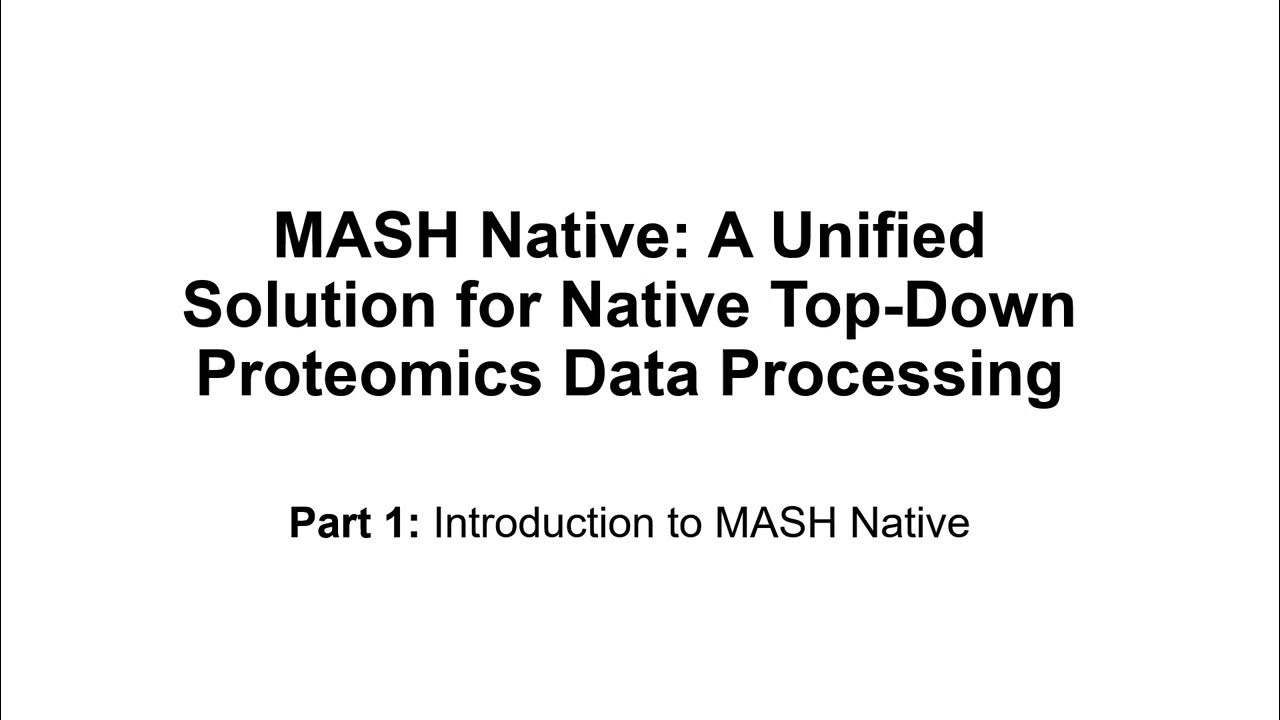 MASH Native Tutorial Part 1: Introduction - YouTube