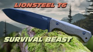 Lionsteel T6 - Powerful survival knife