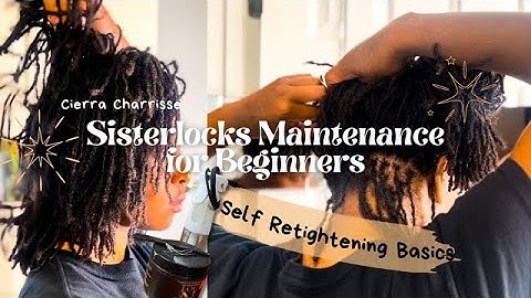 Self-Retie Sisterlocks Routine | 4-Point Rotation for Beginners