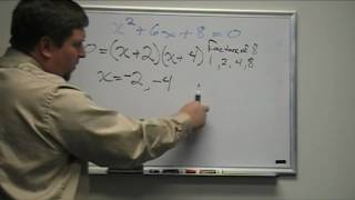 Factoring Quadratic Equations Part 1