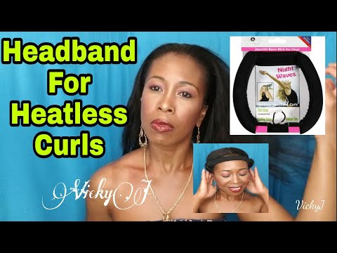 Heatless Curls Using A Headband | Simple Styling Ideas | VickyJ