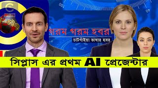 এবার চাটগাঁইয়া ভাষায় সংবাদ পাঠ করলো AI  প্রেজেন্টার | Artificial Intelligence | Anchor | Cplus screenshot 3