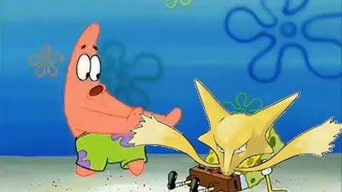 Smogon tiers portrayed by Spongebob