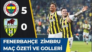 Fenerbahçe 5-0 Zimbru - Avrupa Konferans Ligi Eleme Turu İlk Maçı  (26 Temmuz 2023)