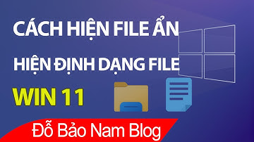 Cách hiện file ẩn, hiện thư mục ẩn, hiện định dạng file trong Win 11