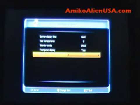 How to do basic setup on your new Amiko Alien NA STB