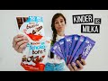 Kinder vs Milka! | Taste testing Europe's most popular chocolates 🍫 Part 1!