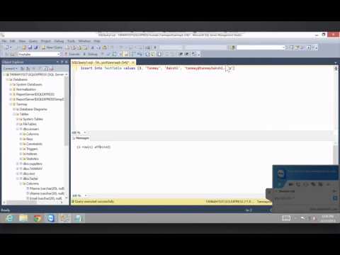 SQL: Databases & Tables Insert Into