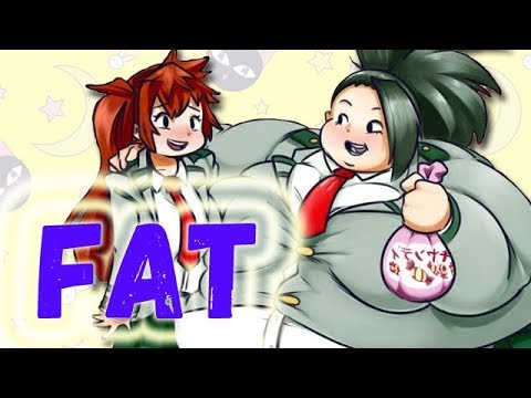 My Hero Academia Female Characters as Fat Parody - YouTube