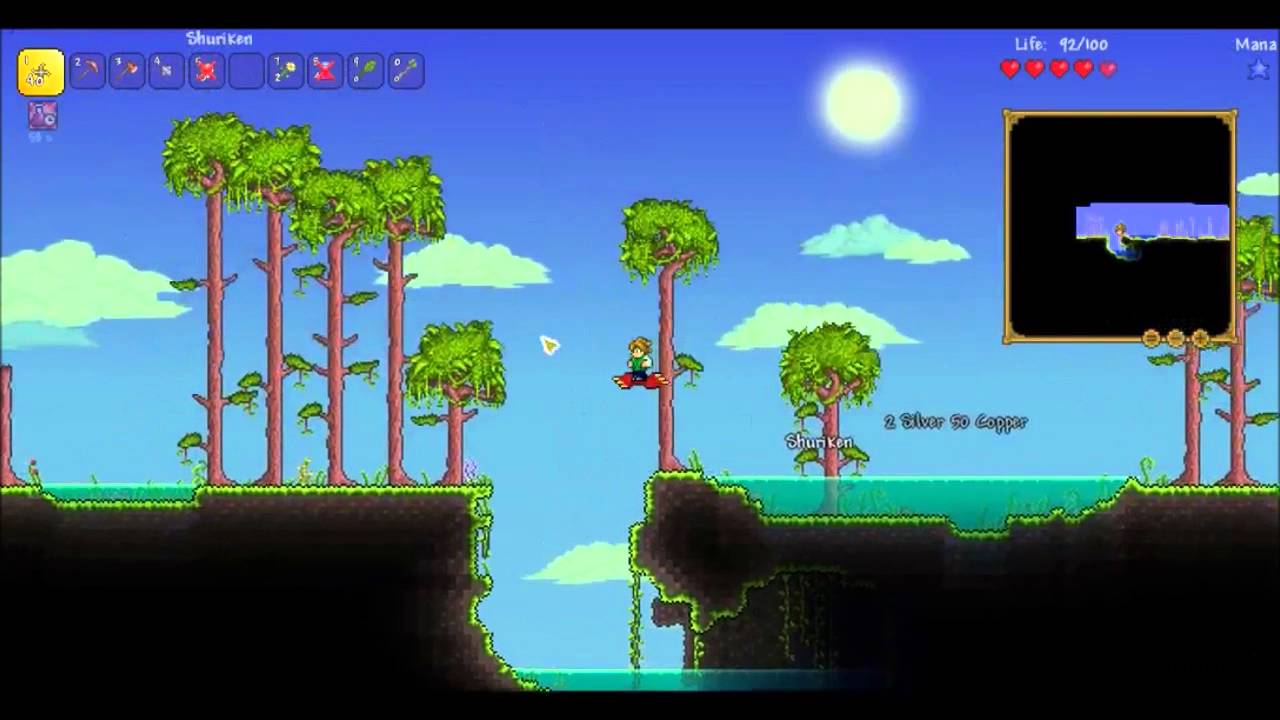 Terraria Expert Mode Episode 1 Starting a Base - YouTube