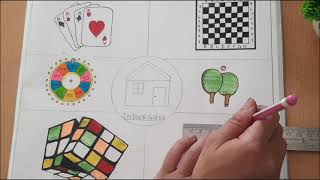 실내 게임 어린이 그림 그리기 | 게임 그림 그리기 | 쉬운 그림 그리기 screenshot 5