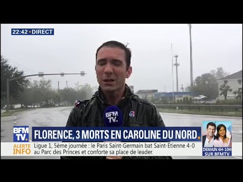 Vidéo: Premiers Décès Signalés Par L'ouragan Florence