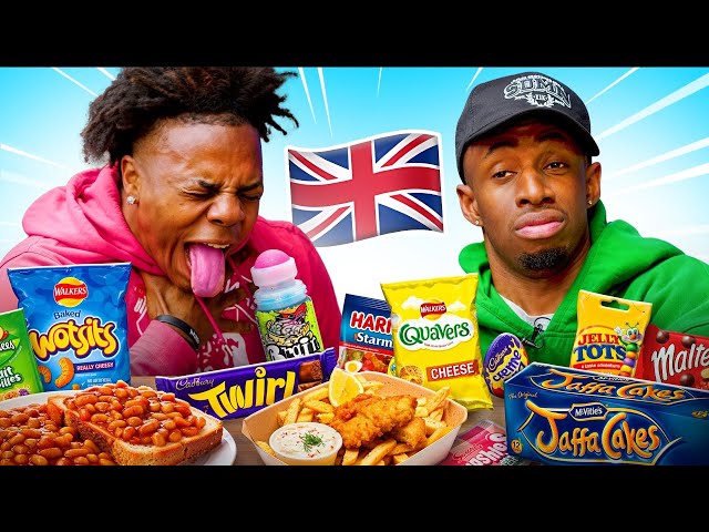 SPEED TRIES BRITISH SNACKS class=