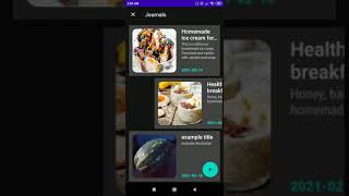 Food Journal - Mobile Application screenshot 4