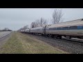 Amtrak Maple Leave (P64) - AMTK 129 - Buffalo St Rd, Bergen NY - 4/12/2025
