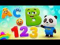 Preschool Learning activities for 3 year olds at home | Learn ABC Phonics Shapes Numbers Colors 🌈