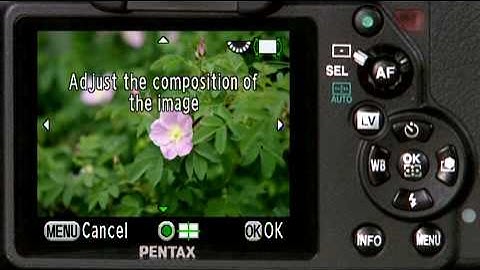 PENTAX K-7 Composition Adjustment