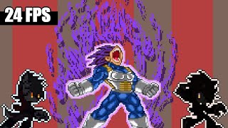 TEST 24 FPS | TRAINING VEGETA ULTRA EGO... AND SOMETHING MORE?? | SPRITE ANIMATION