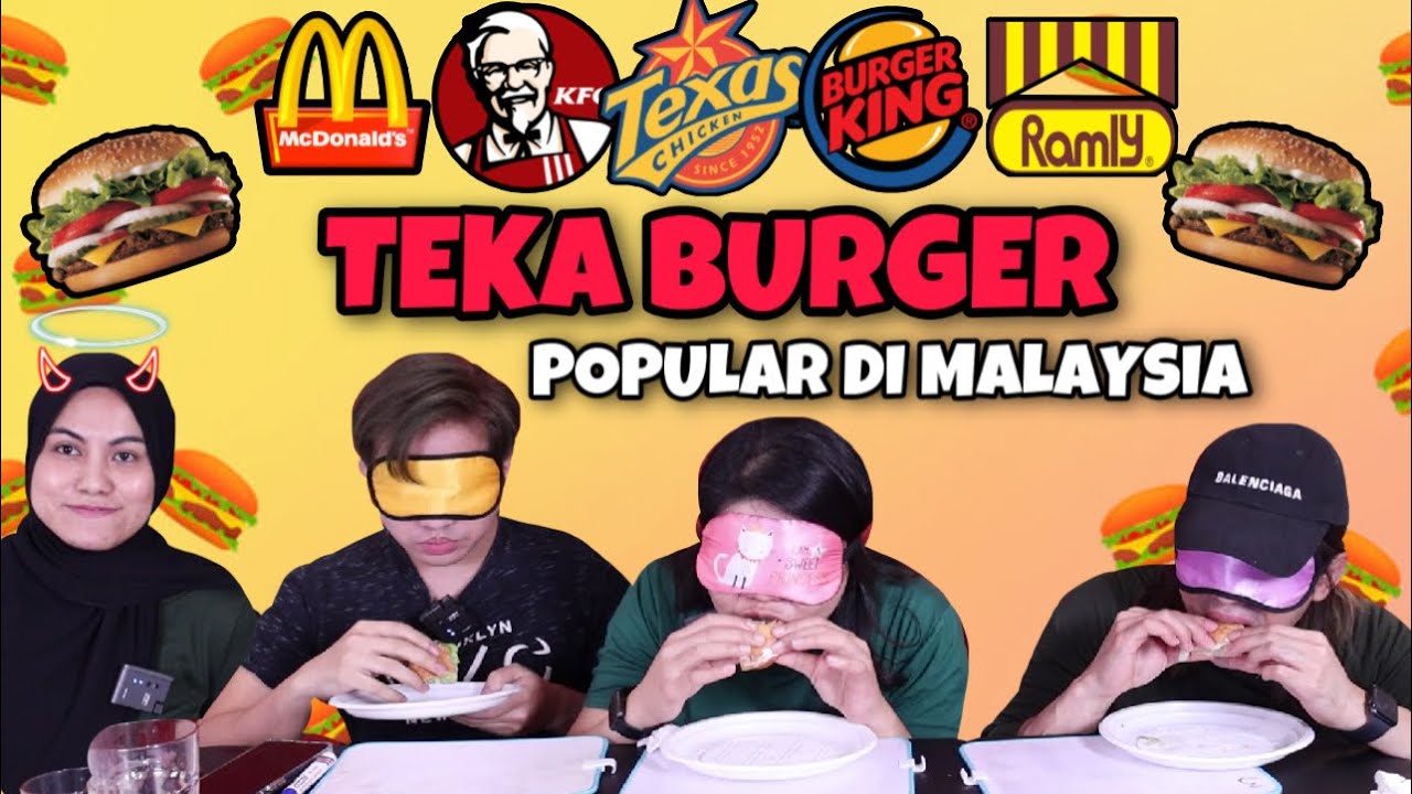 TEKA BURGER POPULAR DI MALAYSIA! BURGER MANA PALING SEDAP?