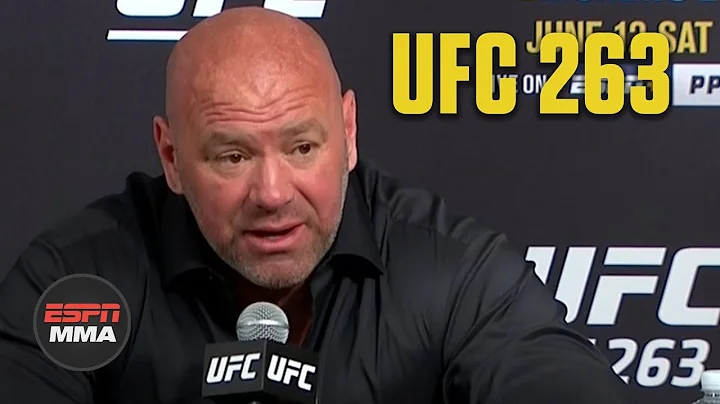 Dana White reacts to Israel Adesanya, Brandon Moreno winning at #UFC263 | ESPN MMA