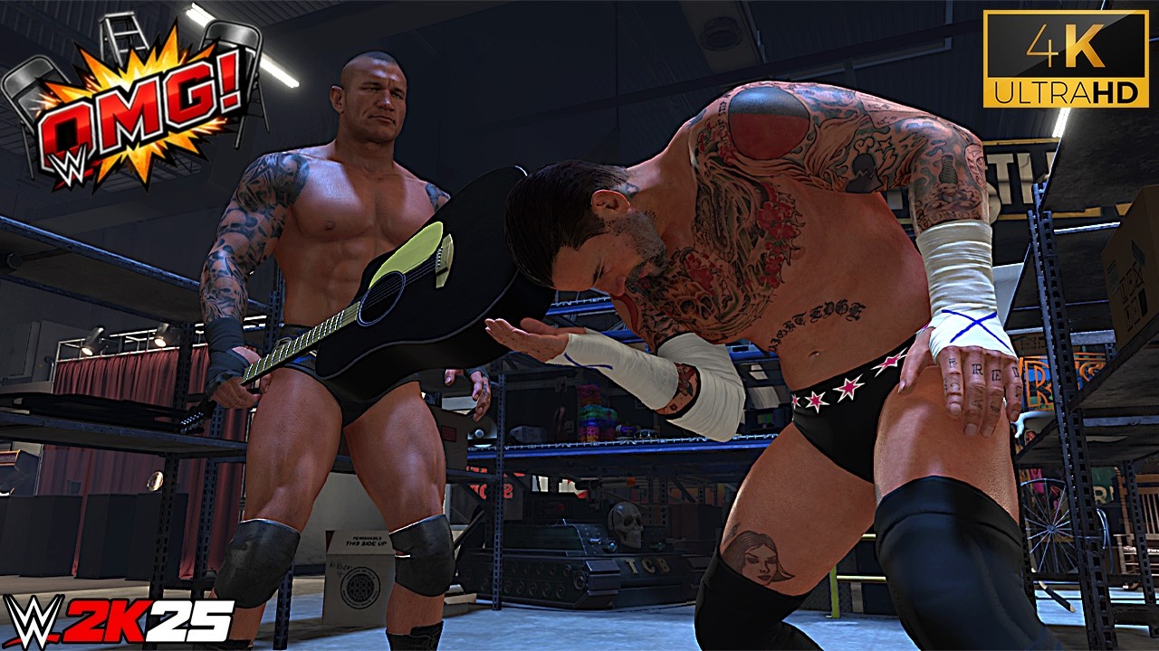 WWE 2K25 - Randy Orton vs. CM Punk | Brawl Match | 4K