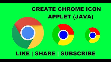 Create Chrome Icon in Applet By @BKTutorial