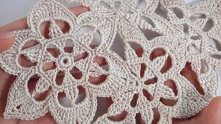 Magic Crochet! The Most Beautiful RIBBON LACE/Free Crochet Video Tutorial/Crochet Lace