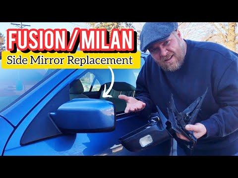 How To Replace A Side Mirror On Ford Fusion / Mercury Milan 06-12 – Quick Fix!