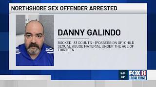 Northshore registered sex offender jailed on 33 child sexual abuse material charges