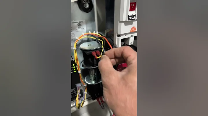 Inspecting a 200a Generac Automatic transfer switch