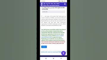Your investment and turnover detail has not received as CBDT server is down. Please try after some