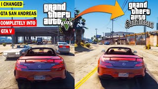 ?GET All the GTA V Features, Graphics & Physics in GTA SAN ANDREAS?|Best GTA V Conversion for GTA SA