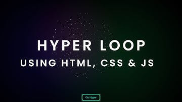 Stars Animation using HTML, CSS and JS | Hyperloop Animation | Fast-Forward Animation