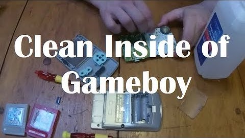 How To Clean The Inside of A Gameboy Color | Fix Unresponsive Buttons