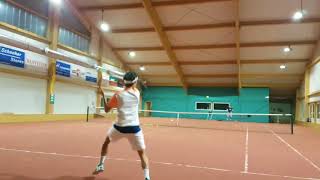 Regularity tennis drill