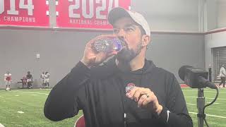 Ryan Day Wednesday at the Woody
