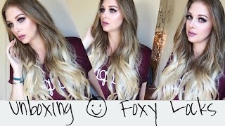 Hey loves!! open me!!! here is my unboxing video of the new seamless
foxy locks honey spice ombre 22" 230g clip in extensions. these are
favorite extensio...