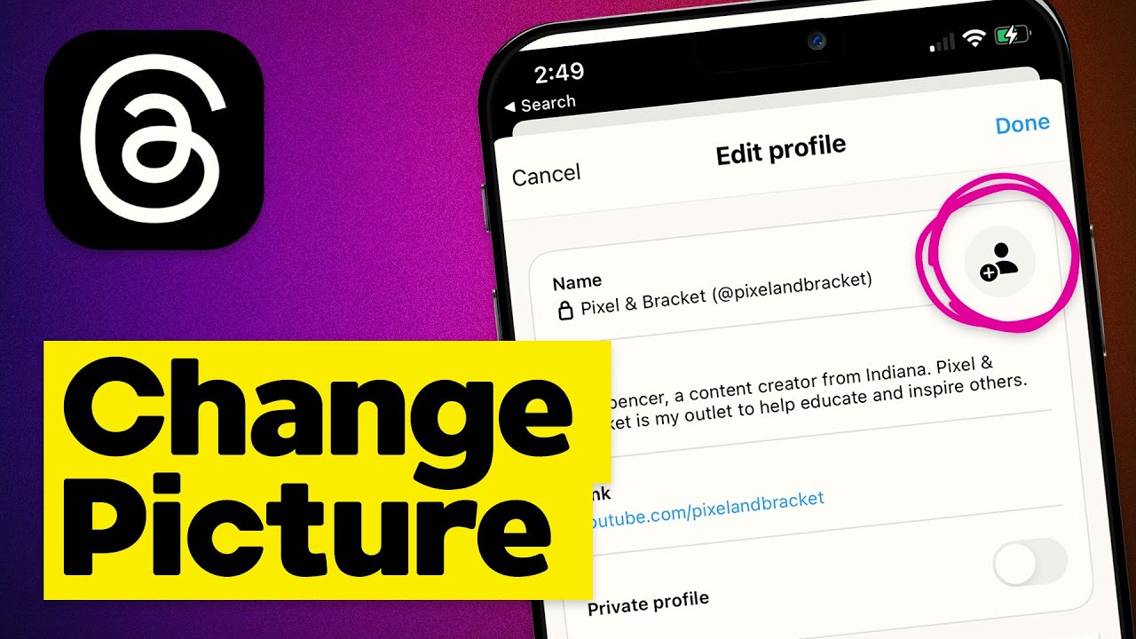How to Change Profile Picture on Threads App
