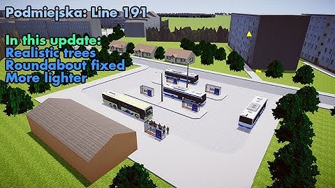 🔴 Updated Podmiejska Map for Proton Bus Simulator! 🚍🗺️