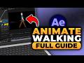 How To Animate Walking in After Effects (FAST & EASY) | 100% WORKS | NO Yapping, To The Point!