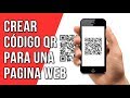 Como crear un codigo qr para una pagina web