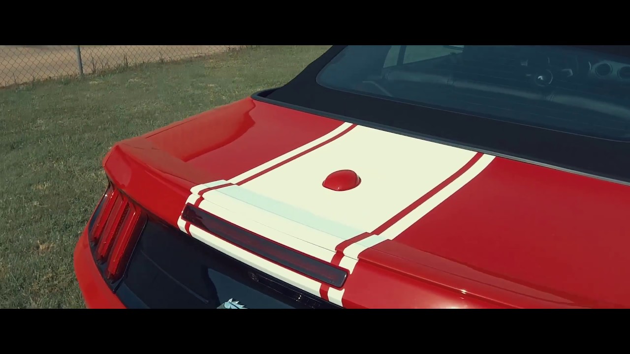 2018 2019 Mustang Convertible Decals Euro and Hyper Rally Stripes